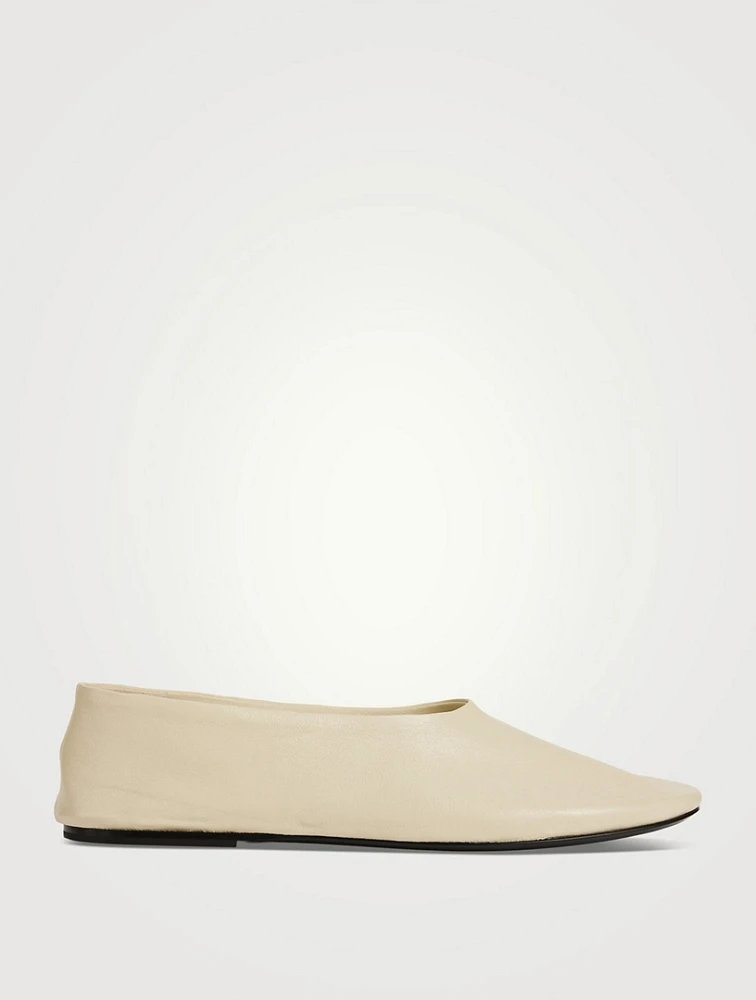 The Marcy Leather Ballet Flats