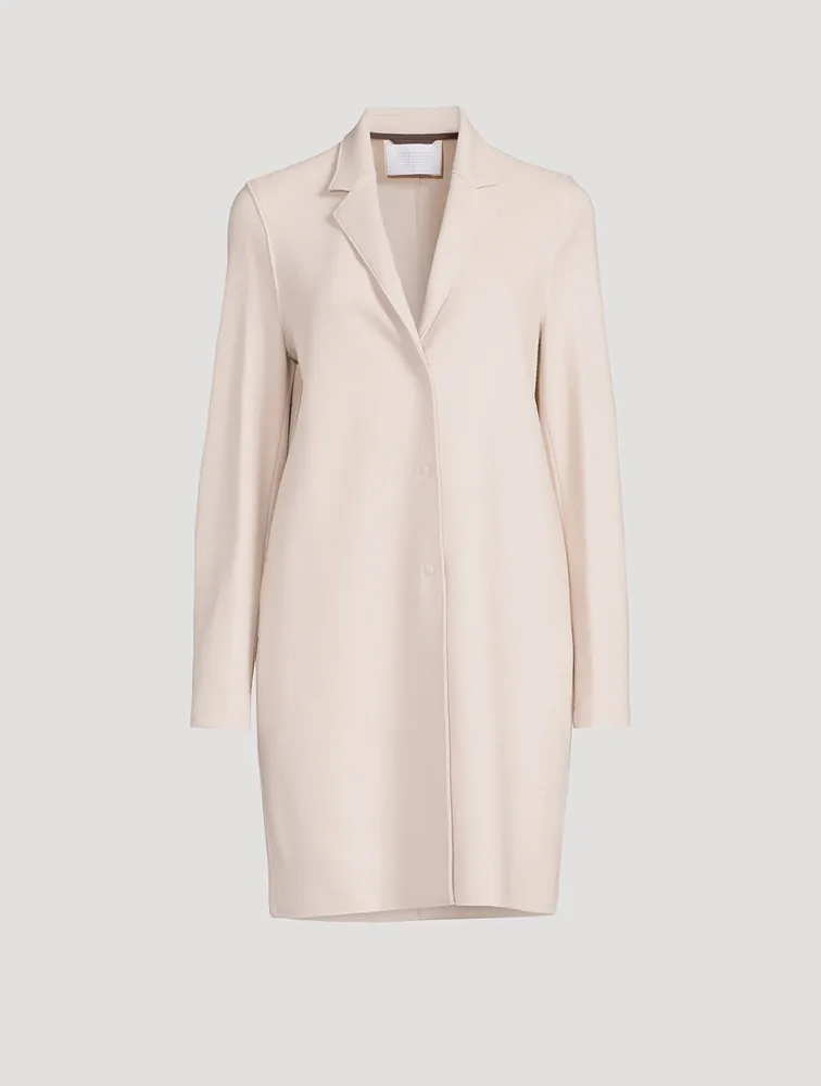 Wool And Cashmere Cocoon Coat