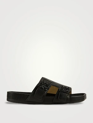 Ease Leather Slide Sandals