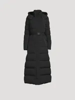 Calina-City Stretch Light Down Maxi Coat