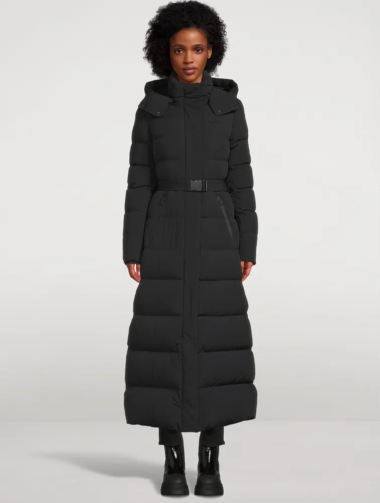 Calina-City Stretch Light Down Maxi Coat
