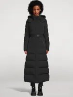 Calina-City Stretch Light Down Maxi Coat