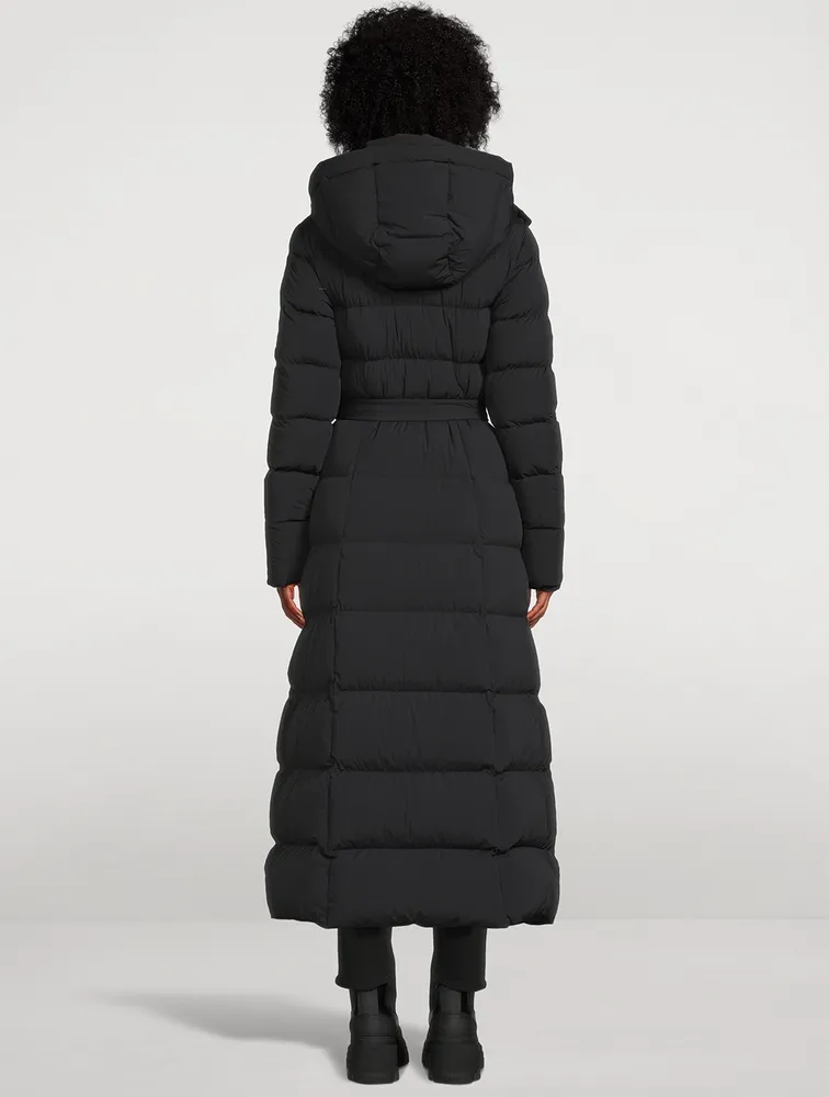 Calina-City Stretch Light Down Maxi Coat