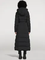 Calina-City Stretch Light Down Maxi Coat