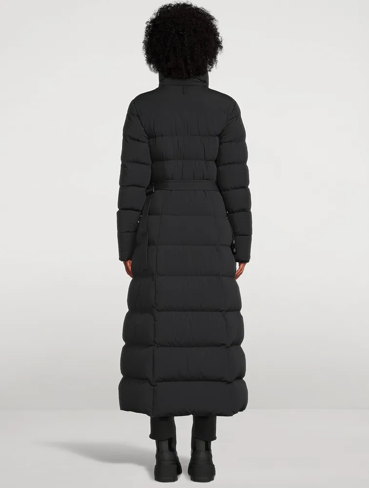Calina-City Stretch Light Down Maxi Coat