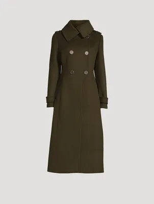 Elodie Double Face Wool Tailored Coat