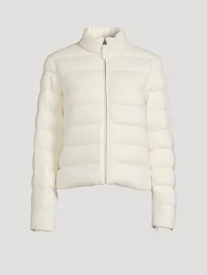 Melia Cashmere-Blend Down Jacket