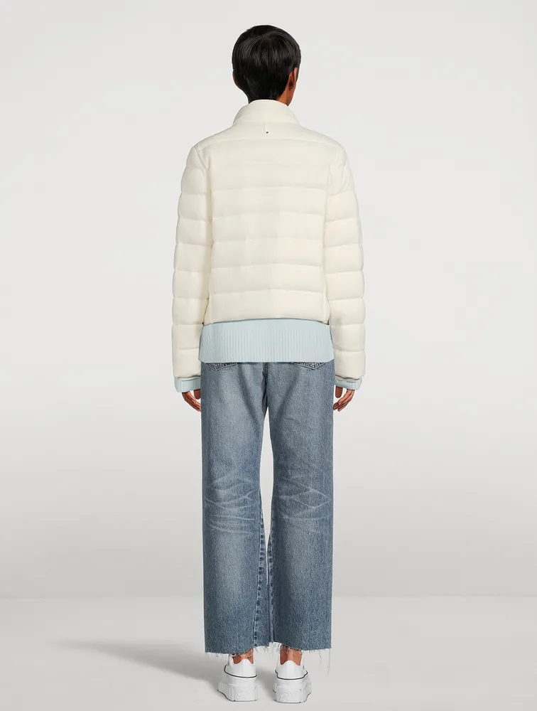 Melia Cashmere-Blend Down Jacket