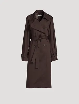 Double-Breasted Trench Coat