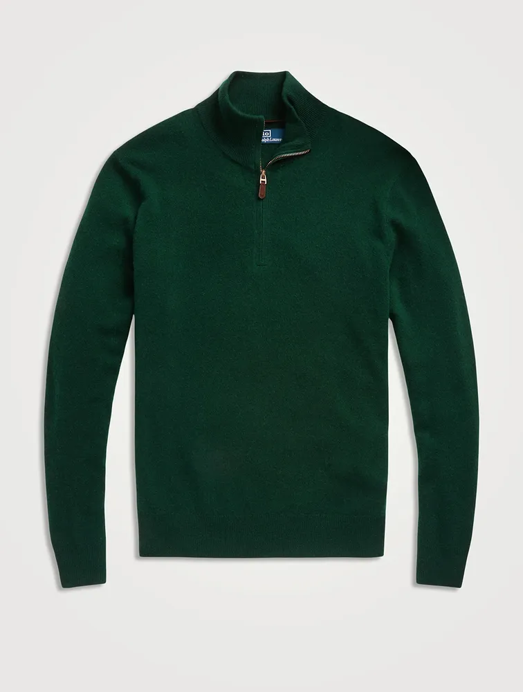 Wool Quarter-Zip Sweater