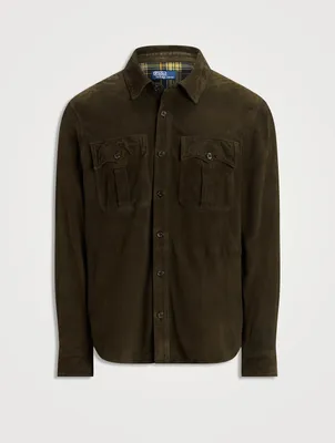 Suede Utility Jacket
