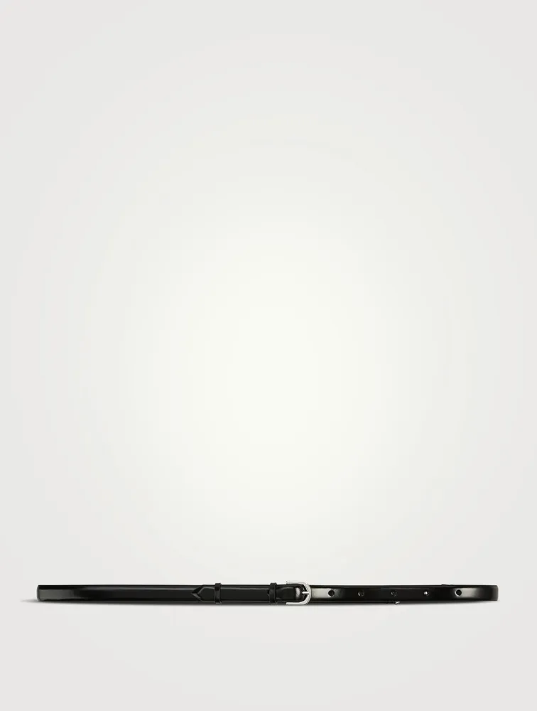 Double Clasp Leather Belt