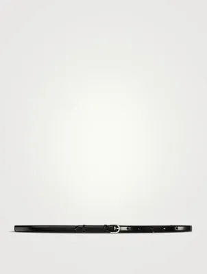 Double Clasp Leather Belt