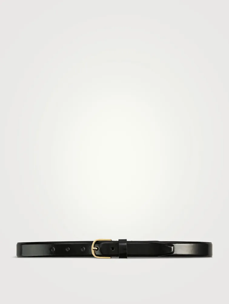 Slim Trouser Leather Belt