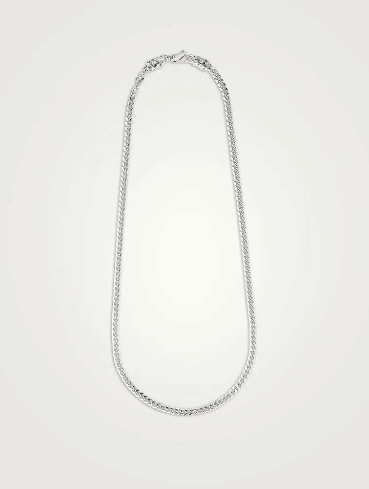 Minimal Edge Chain Necklace