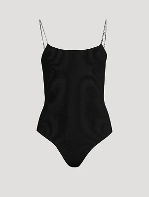Virgee Chain Strap Bodysuit