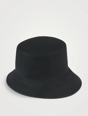 Ruby Wool Cloche Hat