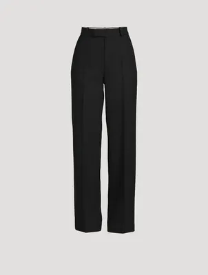 Straight-Leg Trousers