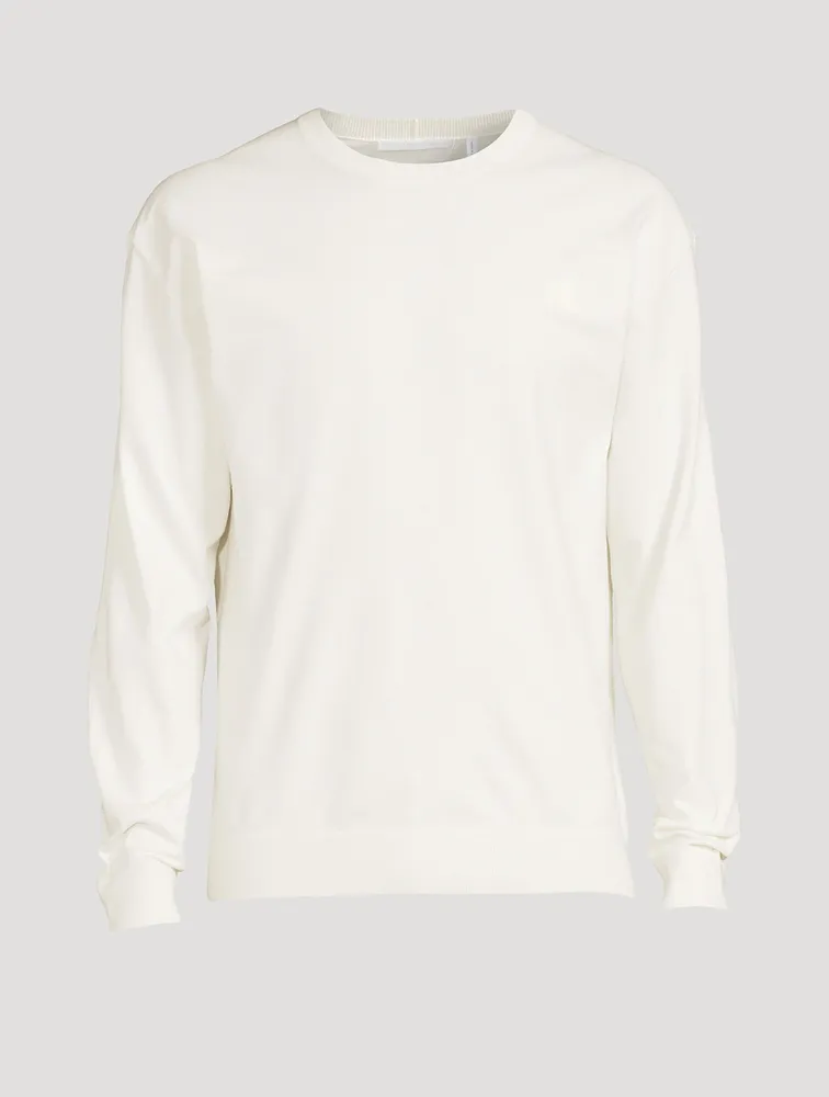 Seamed Crewneck Sweater