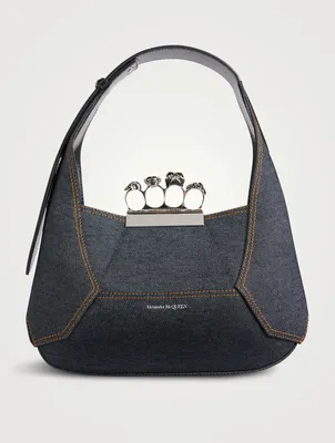 The Jewelled Denim Shoulder Bag