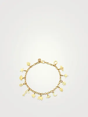 Gold Charm Bracelet