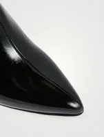 Amely Crinkle Leather Booties