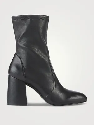 Flareblock Leather Sock Boots