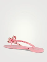 Rockstud Jelly Thong Sandals