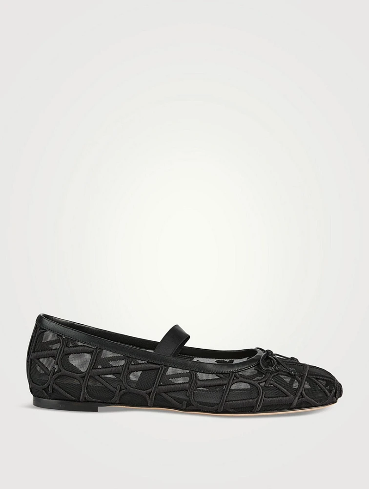 Toile Iconographe Mesh Ballerina Flats