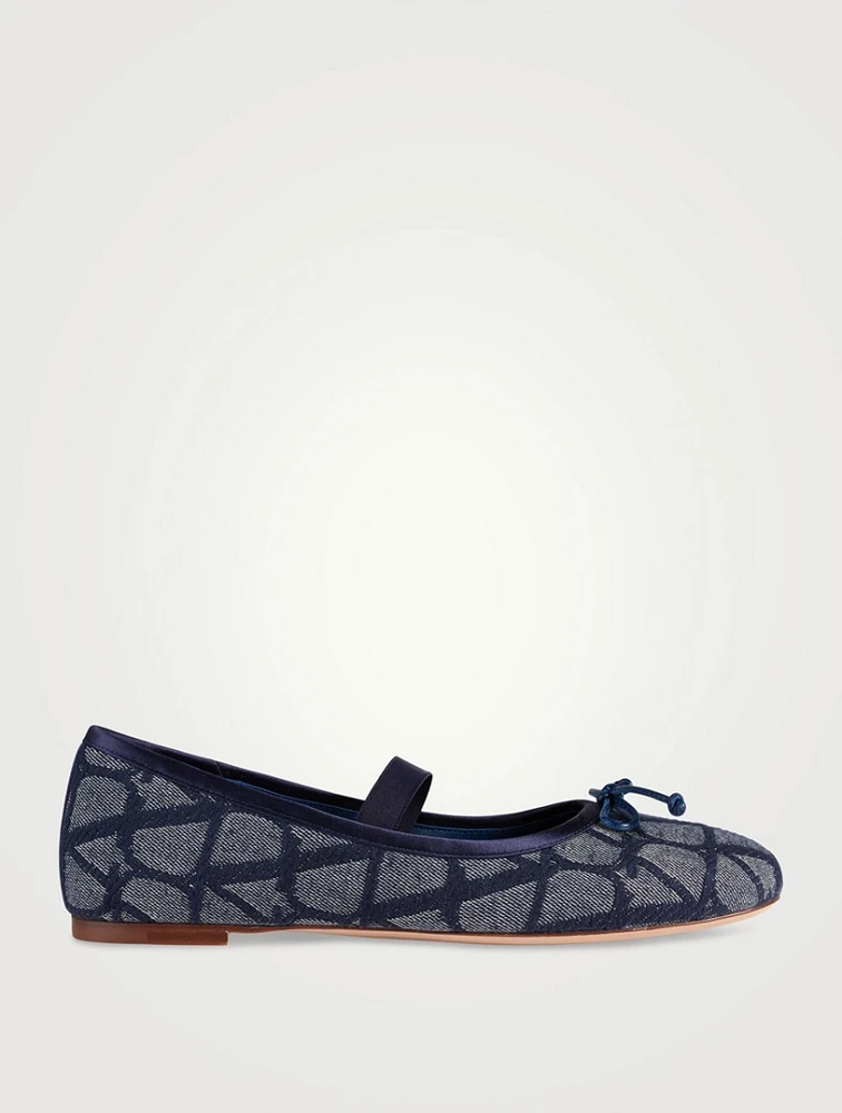 Toile Iconographe Denim Ballerina Flats