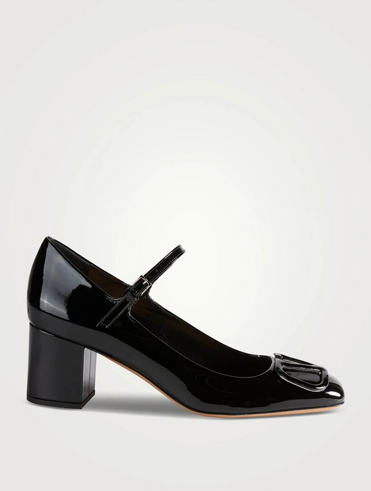 VLOGO Patent Leather Mary Jane Pumps
