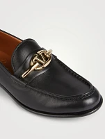 VLOGO Leather Loafers