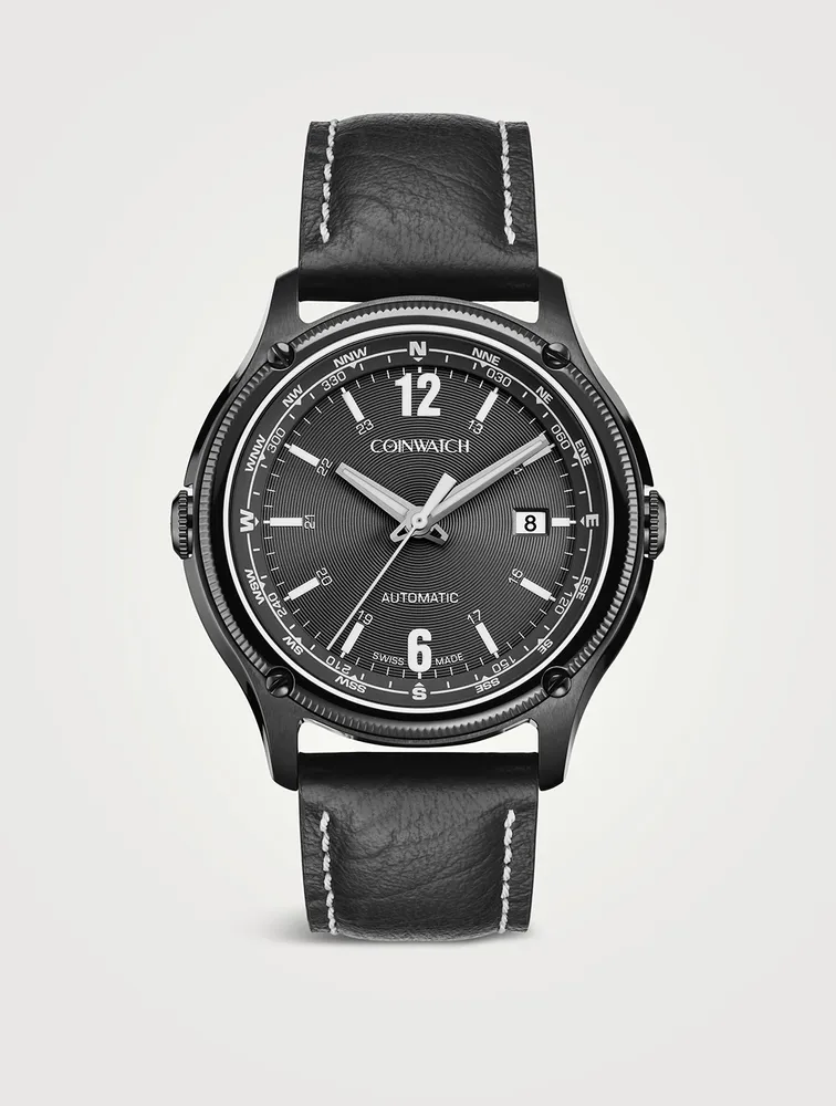 Medallion PVD Compass Watch