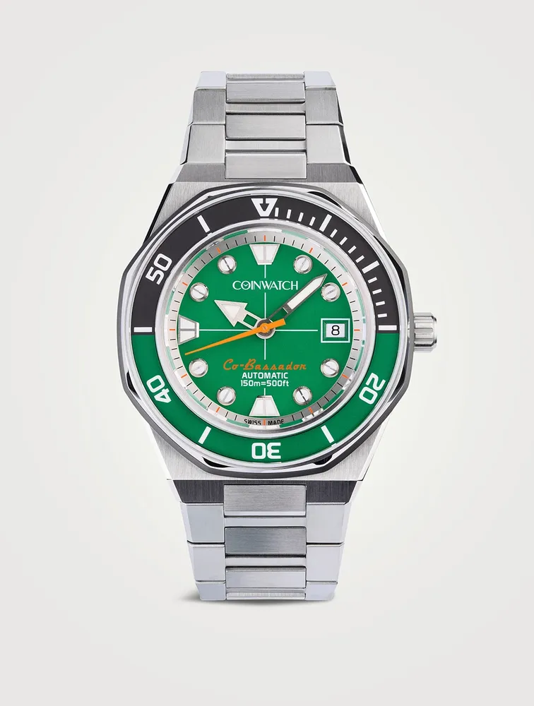 Medallion Co-Bassador Stainless Steel Watch