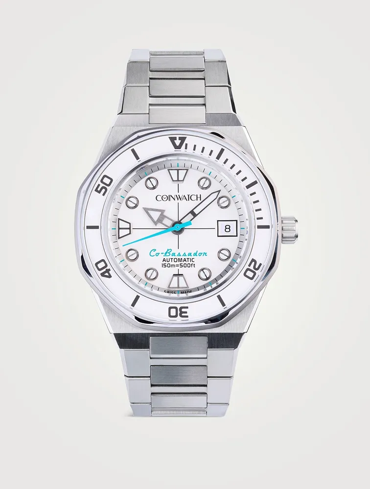 Medallion Co-Bassador Stainless Steel Watch