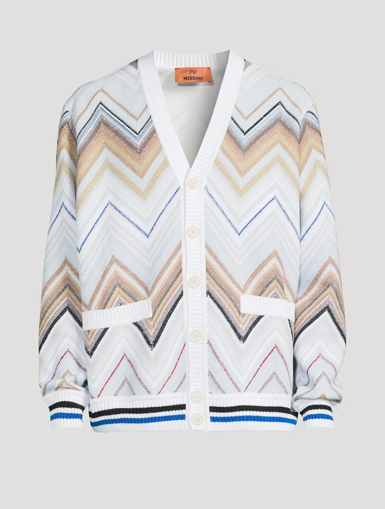 Cotton And Nylon Cardigan
