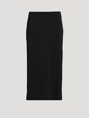 Pull-On Midi Skirt