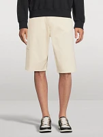 Stretch Cotton Cargo Shorts