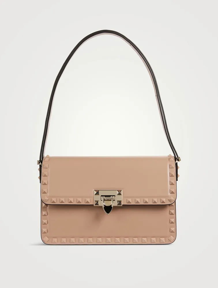 Small Rockstud Leather Shoulder Bag