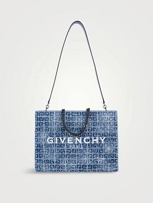 Medium G Tote Denim Bag