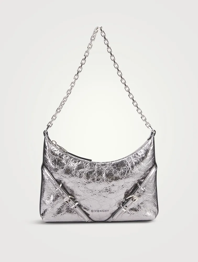 Voyou Party Metallic Leather Shoulder Bag