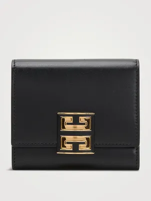 4G Leather Trifold Wallet
