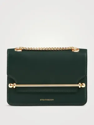 East/West Leather Shoulder Bag
