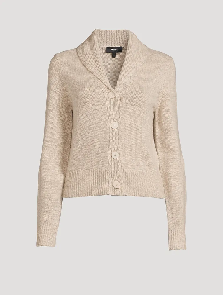 Shawl-Collar Cashmere Cardigan