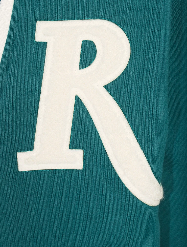 R-Patch Cotton Terry Cardigan