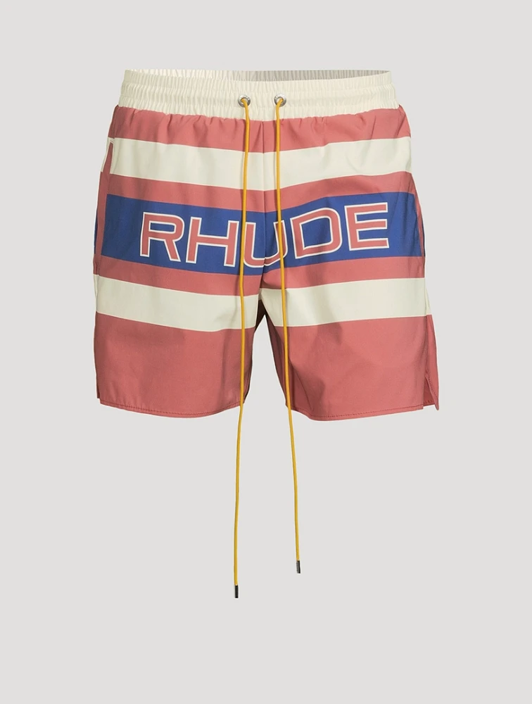 Drawstring Logo Shorts