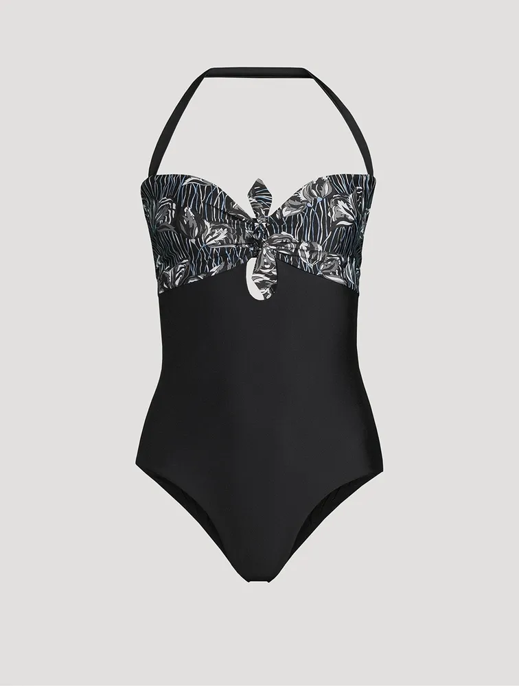 Strapless One-Piece Swimsuit