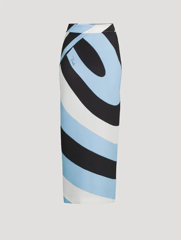 Long Skirt Iride Print