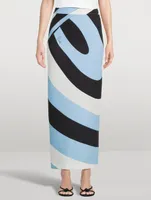 Long Skirt Iride Print