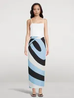 Long Skirt Iride Print